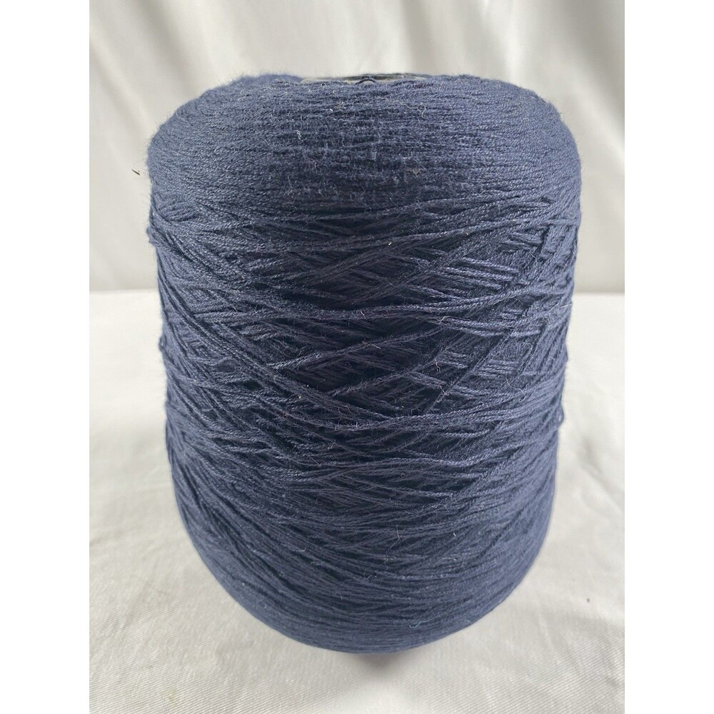 Soft Cone Yarn Spool Yarn Black 100% Cotton 540g Net Weight #911